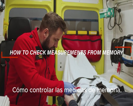 Albio how to check measurements from memory | Video UpViser Spain