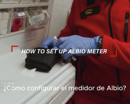 Albio how to set up albio meter | Video UpViser Spain